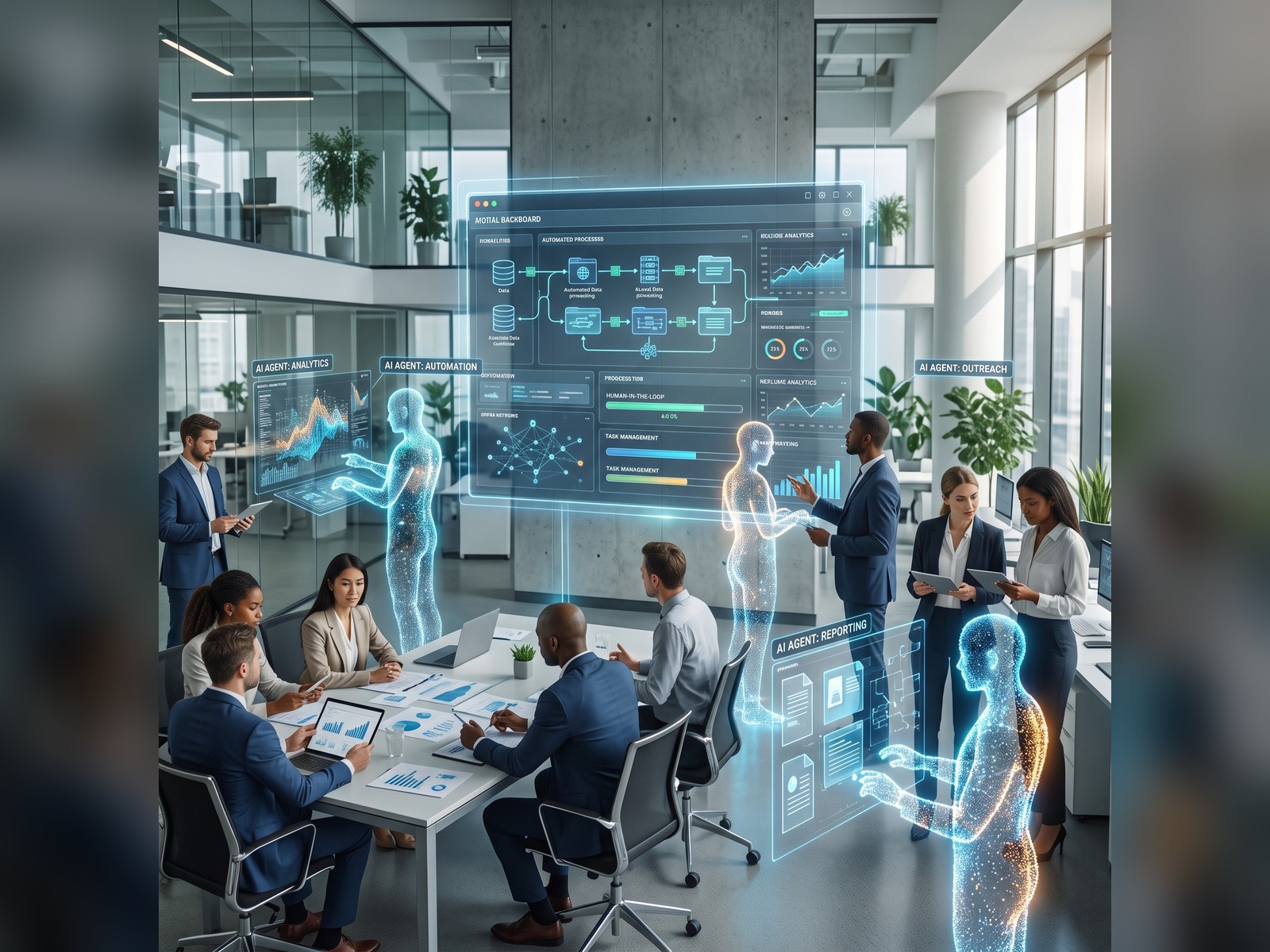 Digital worker automation: AI agents working alongside the team