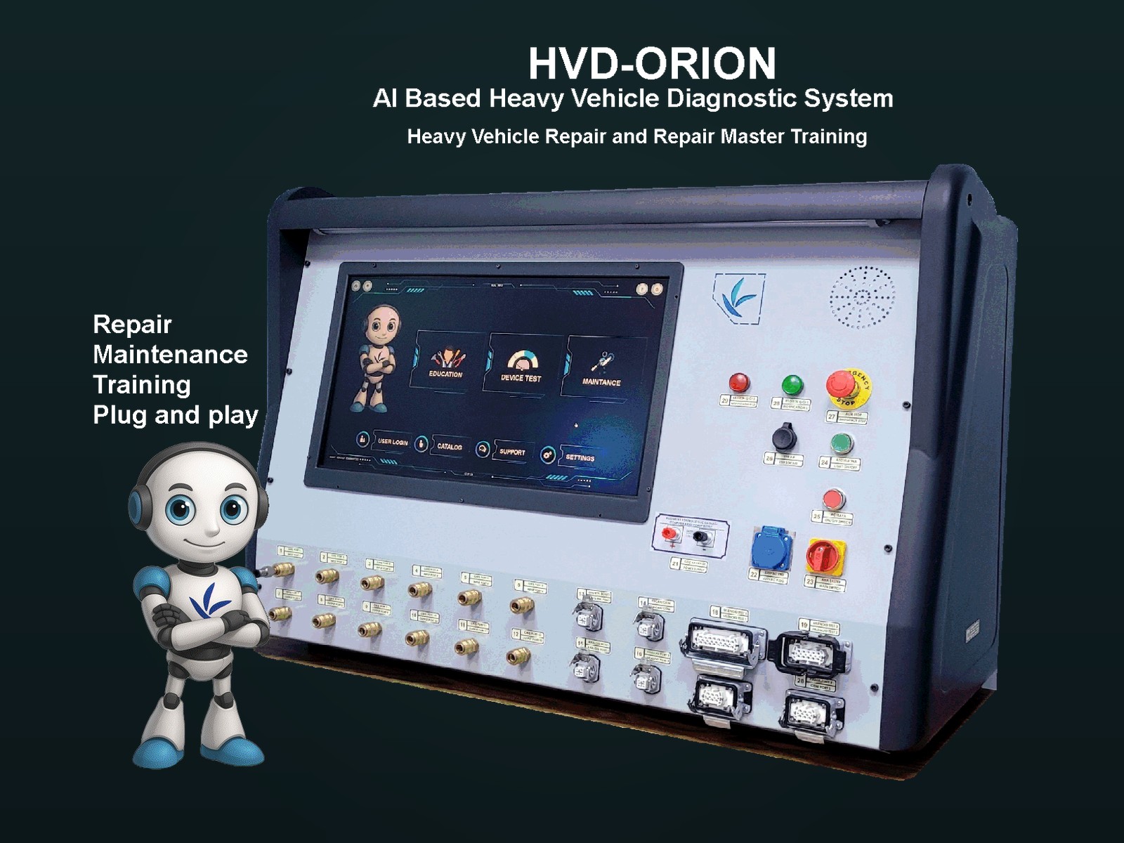 HVD-AI ORION ağır vasıta teşhis ve test cihazı